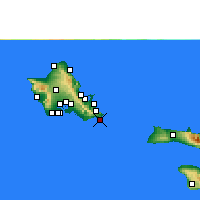 Nearby Forecast Locations - Honolulu - Carta