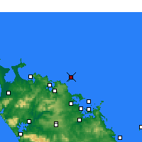 Nearby Forecast Locations - Cavalli Islands - Carta