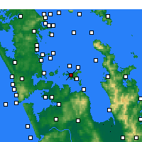 Nearby Forecast Locations - Isola Waiheke - Carta