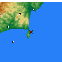 Nearby Forecast Locations - Māhia Peninsula - Carta