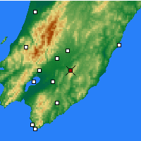 Nearby Forecast Locations - Upper Hutt - Carta
