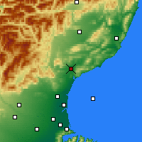 Nearby Forecast Locations - Waipara - Carta