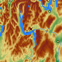Nearby Forecast Locations - Queenstown - Carta