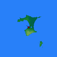 Nearby Forecast Locations - Isola Chatham - Carta