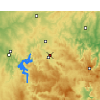 Nearby Forecast Locations - Mudgee Airport - Carta