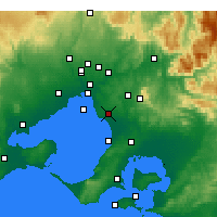 Nearby Forecast Locations - Moorabbin - Carta