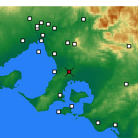 Nearby Forecast Locations - Cranbourne - Carta