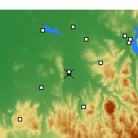 Nearby Forecast Locations - Wangaratta - Carta