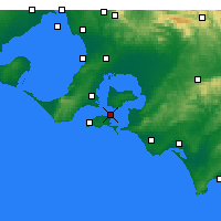 Nearby Forecast Locations - Rhyll - Carta