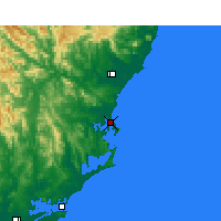 Nearby Forecast Locations - Forster - Carta