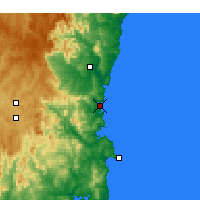 Nearby Forecast Locations - Merimbula - Carta