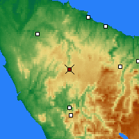 Nearby Forecast Locations - Waratah - Carta