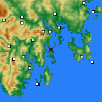 Nearby Forecast Locations - Bull Bay - Carta