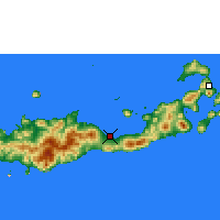 Nearby Forecast Locations - Maumere - Carta