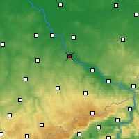 Nearby Forecast Locations - Meißen - Carta
