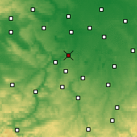 Nearby Forecast Locations - Weißenfels - Carta