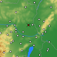 Nearby Forecast Locations - Gänserndorf - Carta