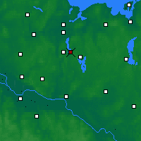 Nearby Forecast Locations - Ratzeburg - Carta