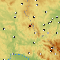 Nearby Forecast Locations - Schönsee - Carta