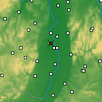 Nearby Forecast Locations - Frankenthal - Carta