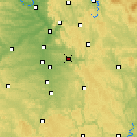 Nearby Forecast Locations - Lauf an der Pegnitz - Carta