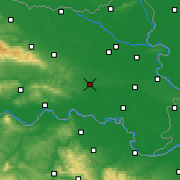 Nearby Forecast Locations - Đakovo - Carta