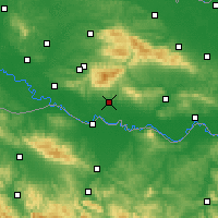 Nearby Forecast Locations - Nova Gradiška - Carta