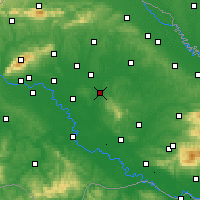 Nearby Forecast Locations - Čazma - Carta
