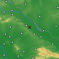Nearby Forecast Locations - Đurđevac - Carta