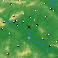 Nearby Forecast Locations - Ivanić-Grad - Carta