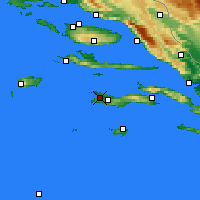 Nearby Forecast Locations - Vallegrande - Carta
