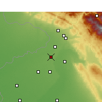 Nearby Forecast Locations - Gurdaspur - Carta