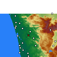 Nearby Forecast Locations - Muvattupuzha - Carta