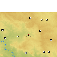 Nearby Forecast Locations - Tandur - Carta