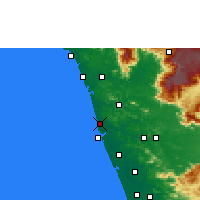 Nearby Forecast Locations - Tirur - Carta