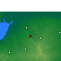 Nearby Forecast Locations - Wankaner - Carta