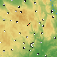 Nearby Forecast Locations - Bystřice nad Pernštejnem - Carta