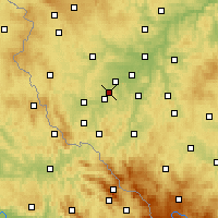 Nearby Forecast Locations - Holýšov - Carta