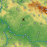 Nearby Forecast Locations - Mnichovo Hradiště - Carta