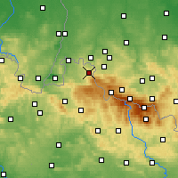 Nearby Forecast Locations - Nové Město pod Smrkem - Carta