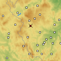Nearby Forecast Locations - Planá - Carta