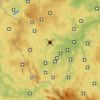 Nearby Forecast Locations - Stříbro - Carta