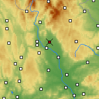 Nearby Forecast Locations - Uničov - Carta