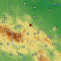 Nearby Forecast Locations - Bolków - Carta