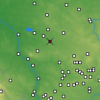 Nearby Forecast Locations - Zawadzkie - Carta