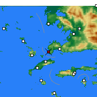Nearby Forecast Locations - Turgutreis - Carta