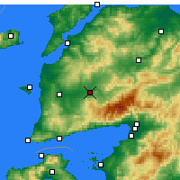 Nearby Forecast Locations - Bayramiç - Carta