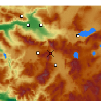 Nearby Forecast Locations - Serinhisar - Carta