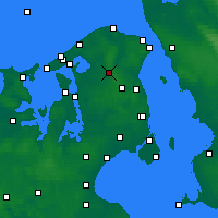 Nearby Forecast Locations - Hillerød - Carta