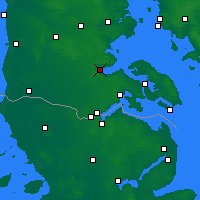 Nearby Forecast Locations - Aabenraa - Carta